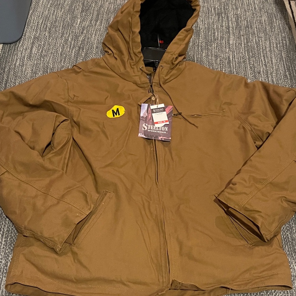 Stelton Men's Tan Hooded coat